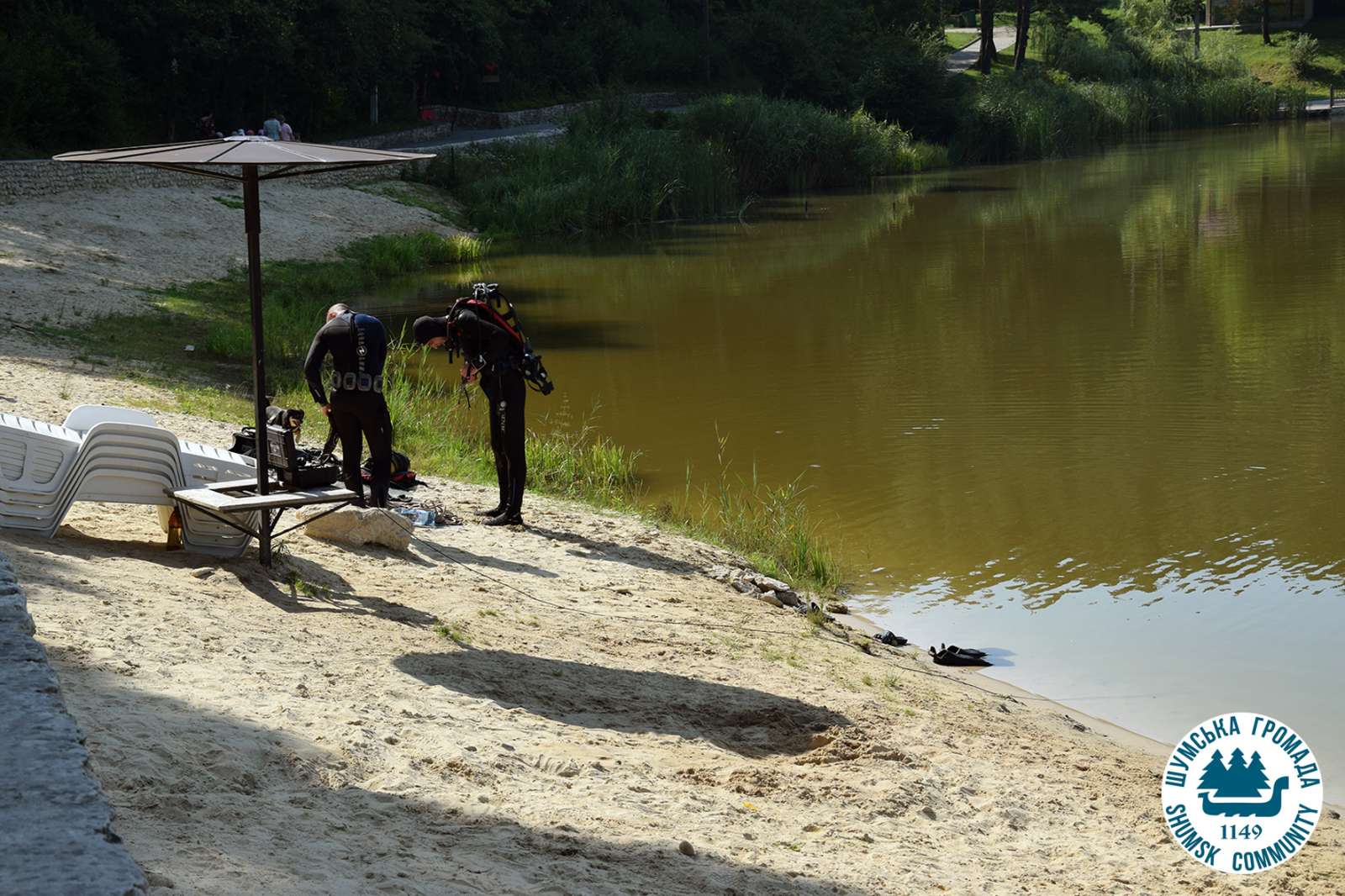 Новини Тернополя - фото з У парку на Тернопільщині облашували місце для купання