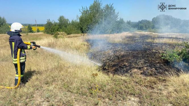 Новини Вінниці - фото з Спека не зупиняє паліїв: 20 пожеж за добу сталися на Вінниччині в екосистемах