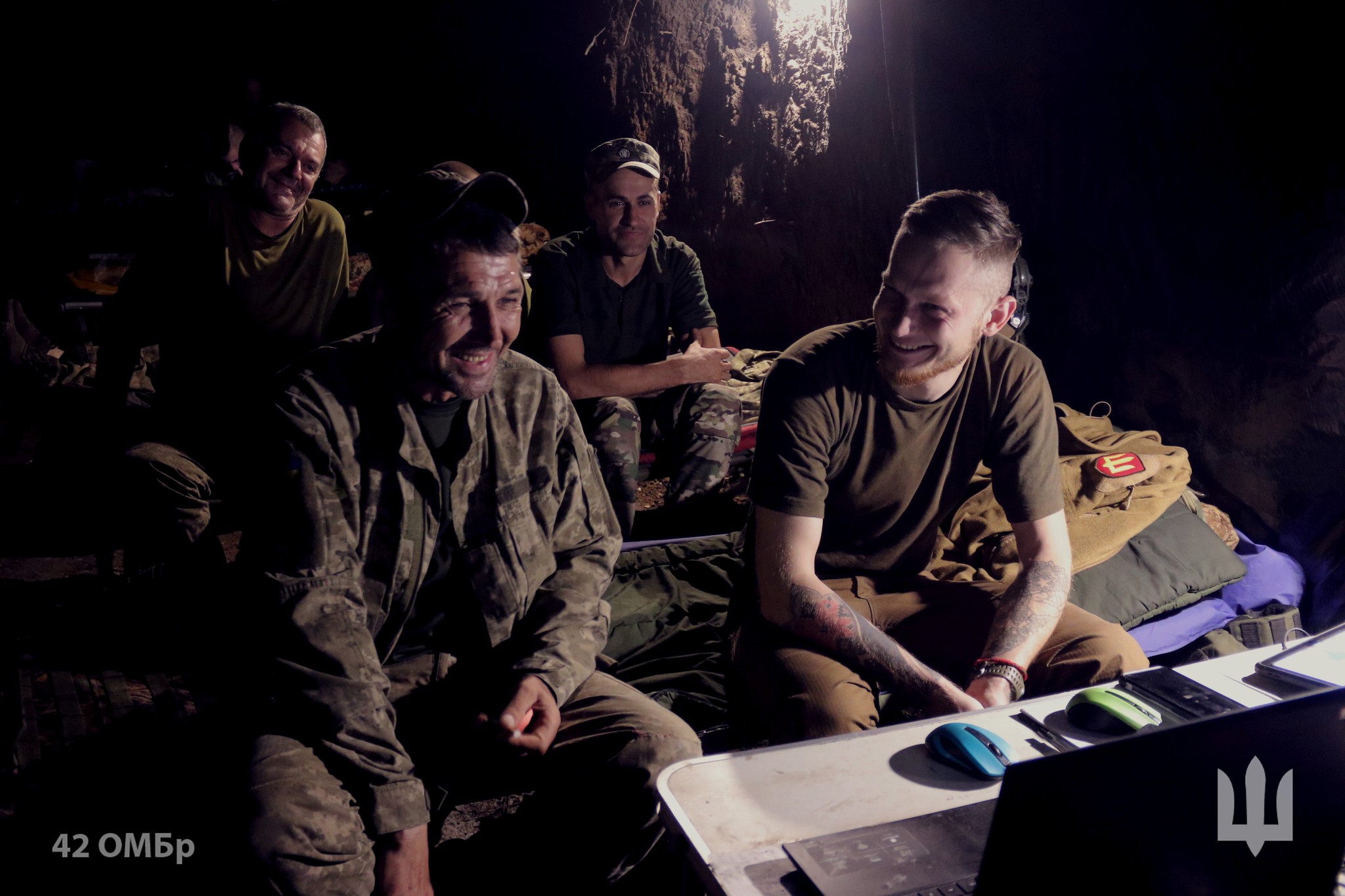 Новини Тернополя - фото з Як військовий з Тернополя став Буревієм для ворогів На зображенні може бути: 3 людини, люди в кемпінгу та текст