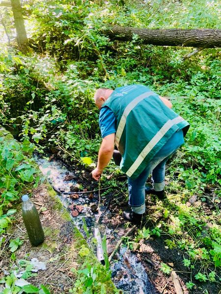 Новини Житомира - фото з Біля околиць с. Слобода-Селець виявили факт потенційного забруднення річки Тетерів