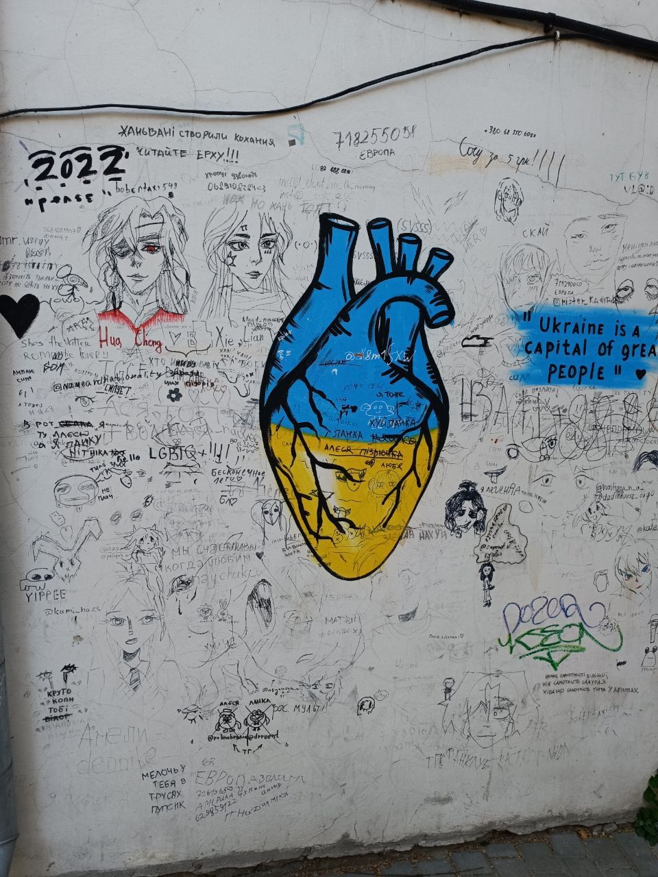 Новини Тернополя - фото з На стінах тисячі написів та малюнків: який вигляд має один з дворів у центрі Тернополя