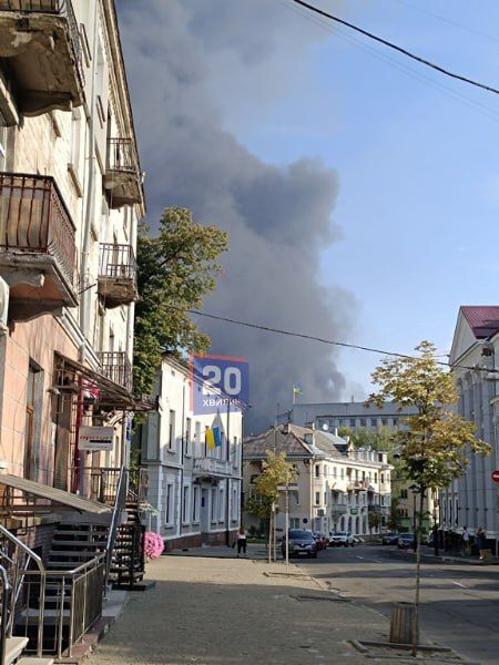 Новини Тернополя - фото з Над Тернополем хмари густого диму. Видно з різних куточків міста (ФОТО)