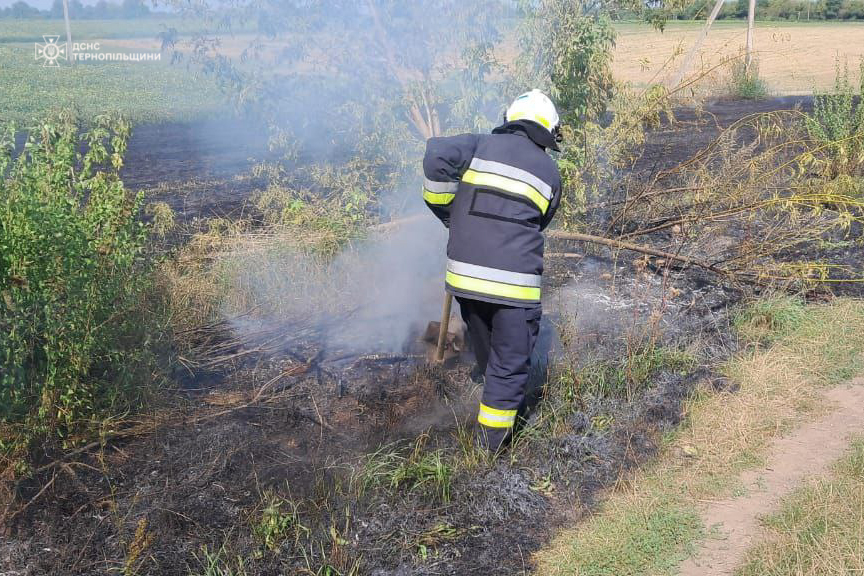 Новини Тернополя - фото з На Чортківщині чоловік загинув, коли копав криницю: засипало 4-метровим шаром землі На зображенні може бути: 1 особа, вогонь та трава