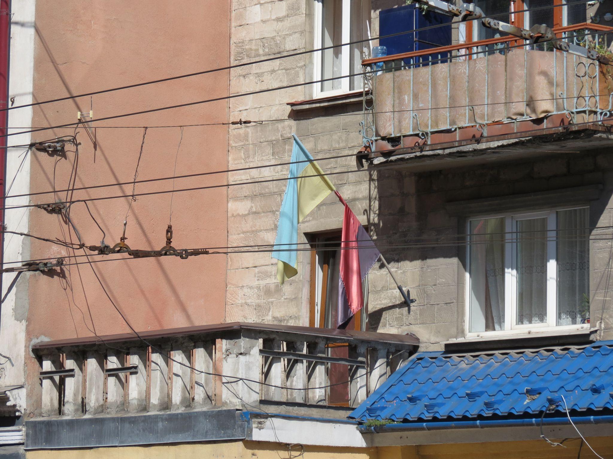 Новини Тернополя - фото з Як прикрасили Тернопіль до Дня Державного прапора