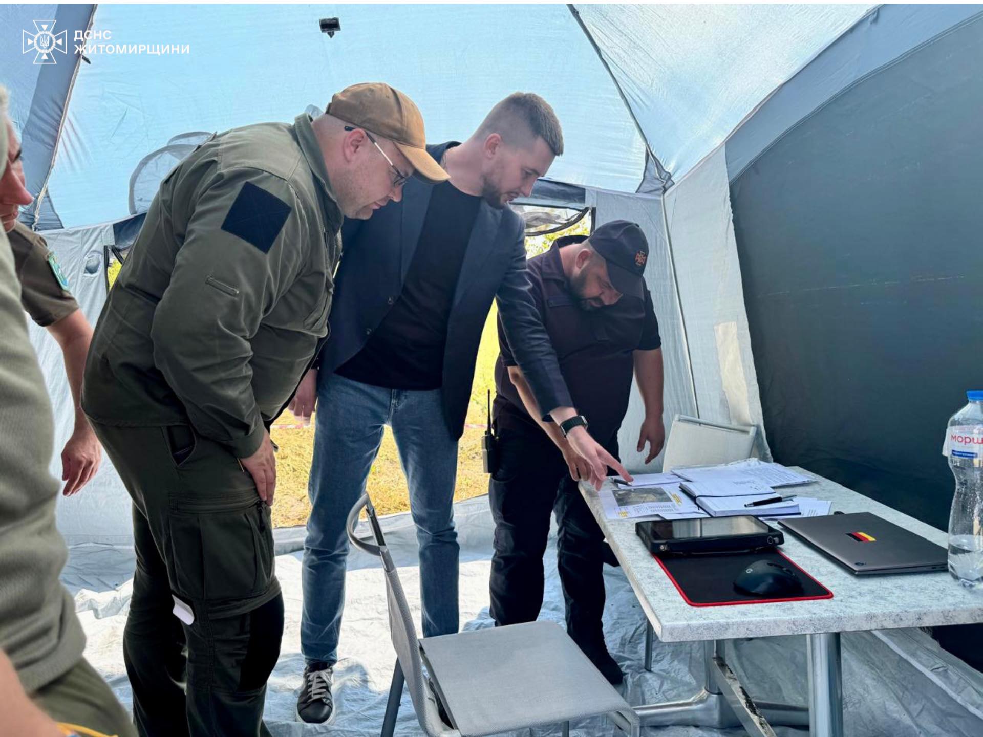 Новини Житомира - фото з До житомирських рятувальників з дружнім візитом завітала делегація з Естонської республіки