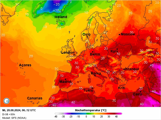 Новини Тернополя - фото з У Тернополі температура повітря знову б'є рекорди: чого чекати від погоди у найближчі дні На зображенні може бути: карта та текст