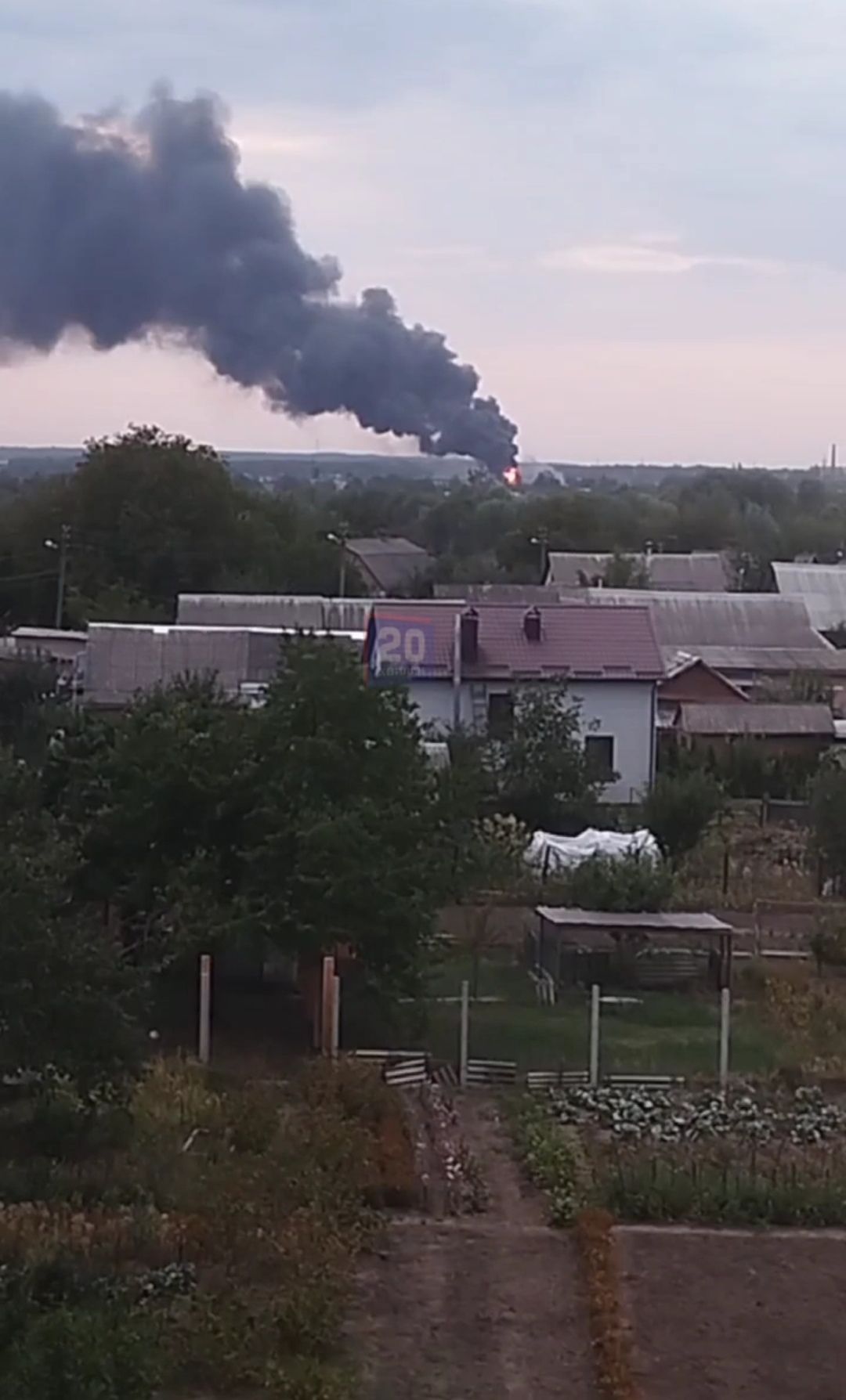 Новини Вінниці - фото з Масштабна пожежа на Хуторі Шевченка: горіли склади лакофарбових виробів