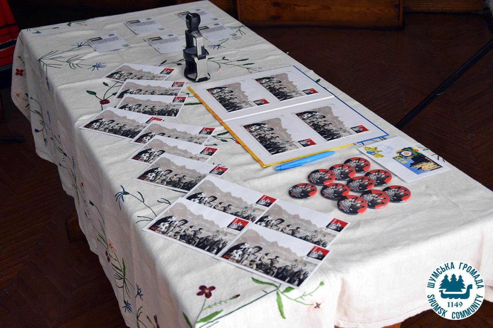 Новини Тернополя - фото з У Шумську відбулося погашення марки та конверта, присвячених родині Степана Бандери