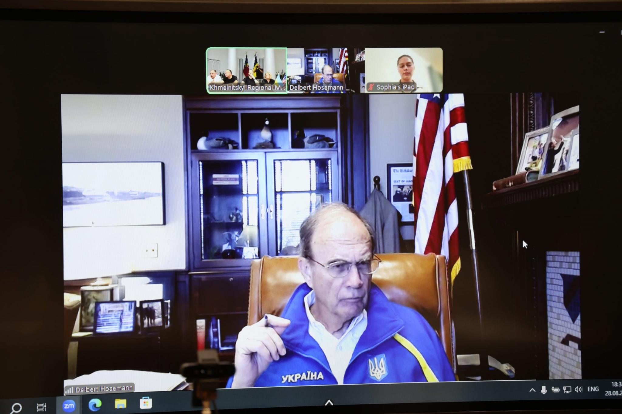 Новини Хмельницького - фото з Керівництво ОВА зустрілося з віцегубернатором штату Міссісіпі