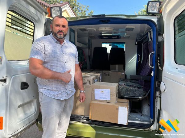 Новини Житомира - фото з Дрони і військове обладнання поїхали з Житомира на фронт