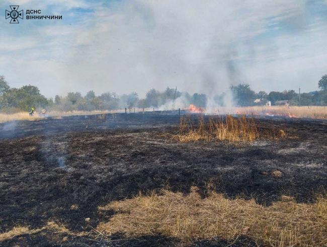 Новини Вінниці - фото з На Вінниччині горіло шість будинків та 20 гектарів землі: про пожежі 10 вересня