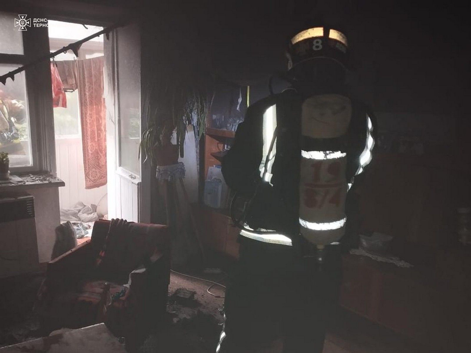 Новини Тернополя - фото з Горіла квартира в багатоповерхівці на Чортківщині