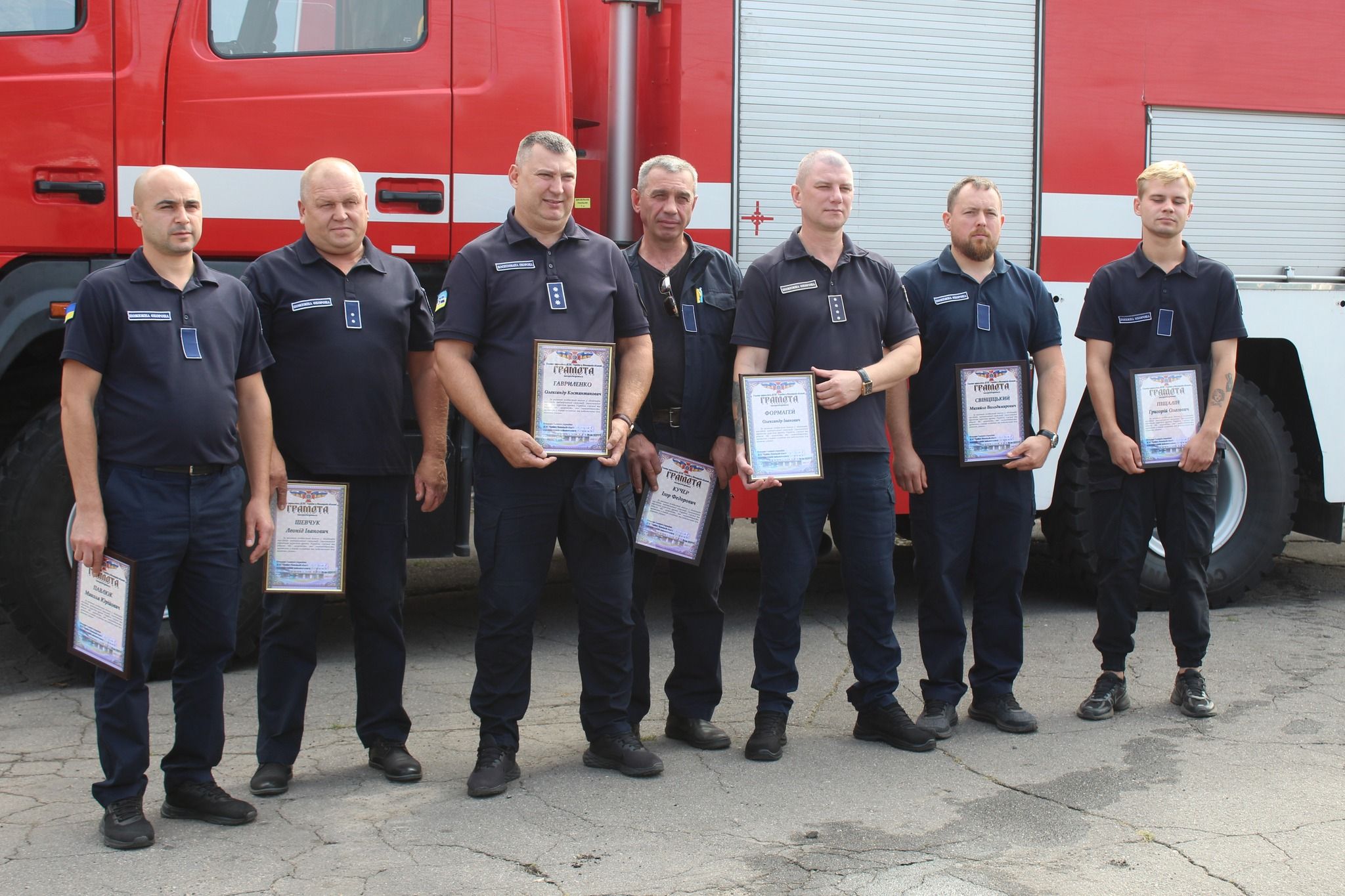 Новини Козятина - фото з У Козятині пожежників привітали з професійним святом
