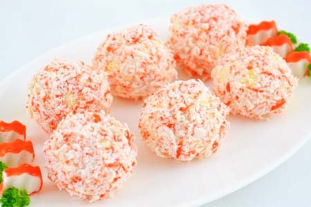 Крабові кульки із сиром