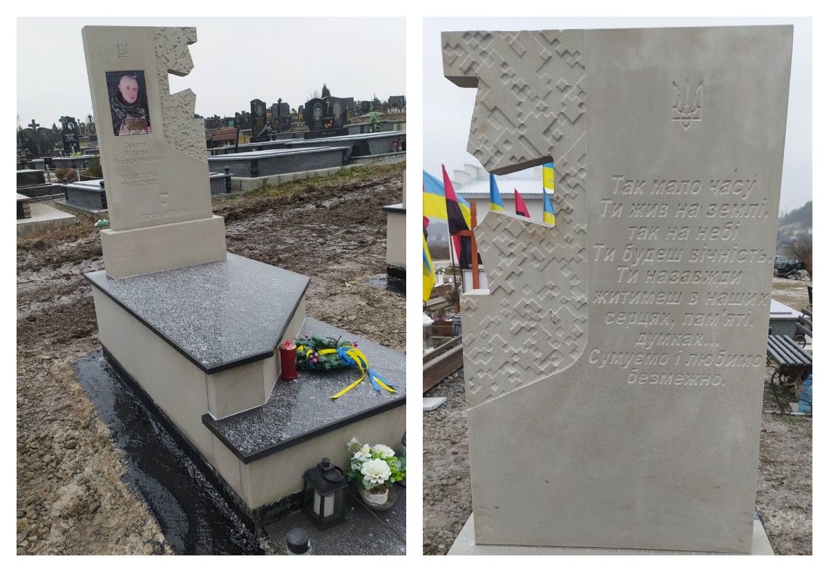 Новини Тернополя - фото з У Бережанах встановлюють пам'ятники загиблим Героям