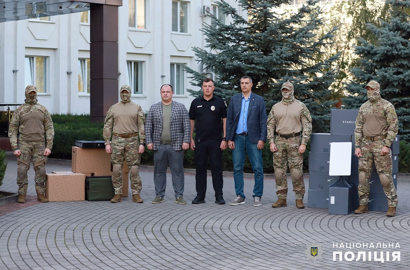 Новини Хмельницького - фото з Хмельницькобленерго передало допомогу на 1 мільйон для стрілецького батальйону поліції