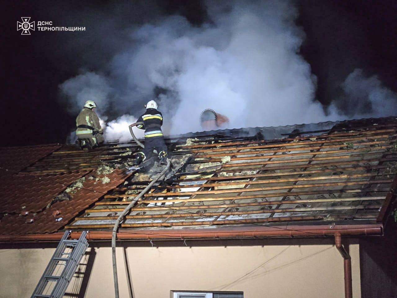 Новини Тернополя - фото з У Чортківському районі горів житловий будинок