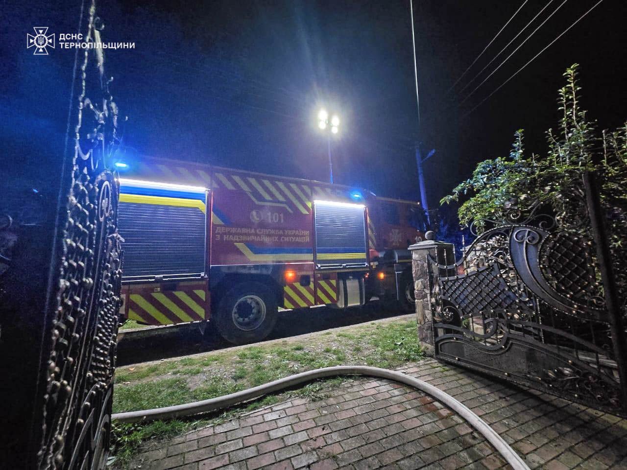 Новини Тернополя - фото з У Чортківському районі горів житловий будинок