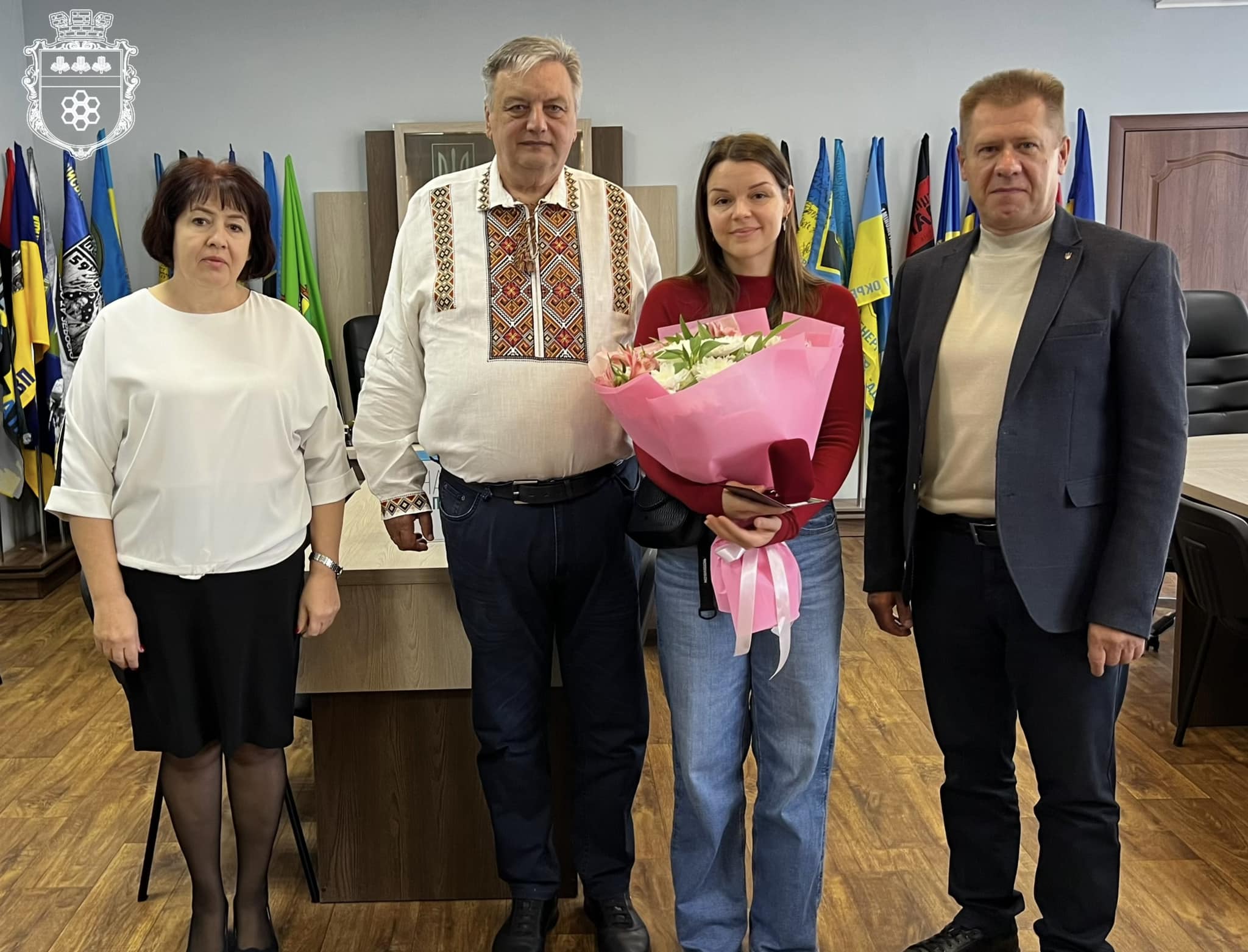 Новини Хмельницького - фото з Олімпійській чемпіонці присвоїли звання "Почесний громадянин Нетішина"