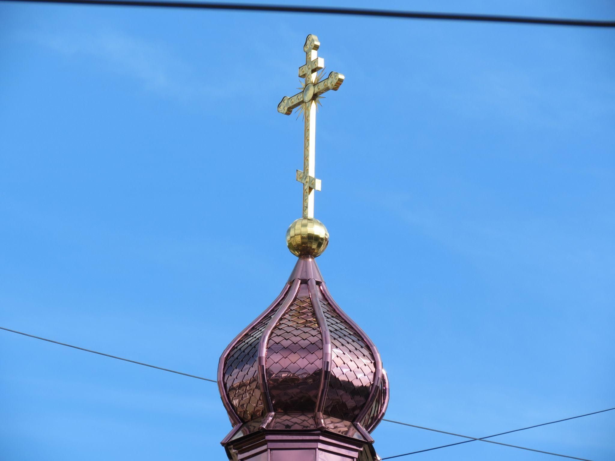 Новини Тернополя - фото з Замість золотого – буде фіолетовий купол: на Острозького реконструюють капличку
