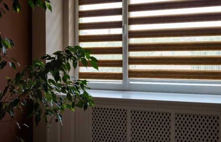 Новини Хмельницького - фото з Що таке жалюзі день-ніч їх переваги (новини компаній) рулонні штори день-ніч на кухню фото