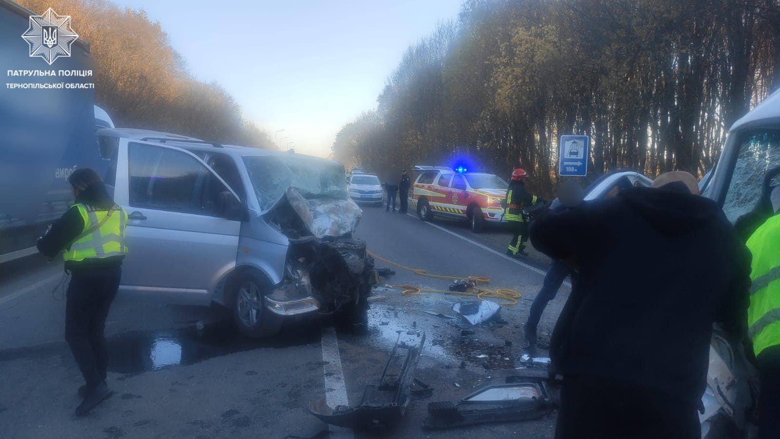 Новини Тернополя - фото з Смертельна аварія на Теребовлянщині — одна людина загинула, двох доправили до лікарні