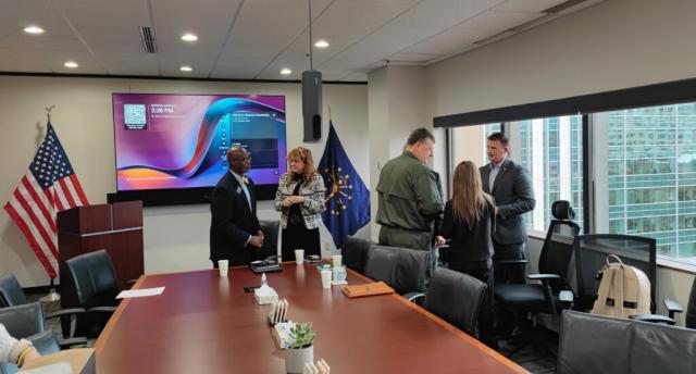 Новини Житомира - фото з Віталій Бунечко зустрівся з представниками компаній оборонного сектору на майданчику Корпорації з економічного розвитку Індіани