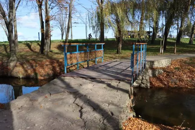 Новини Тернополя - фото з У парку «Сопільче» ремонтують мости: скільки грошей витратили?