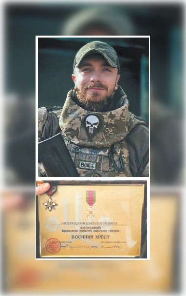 Новини Козятина - фото з Захисник з Козятина Богдан Арсенюк отримав відзнаку «Воєнний хрест»
