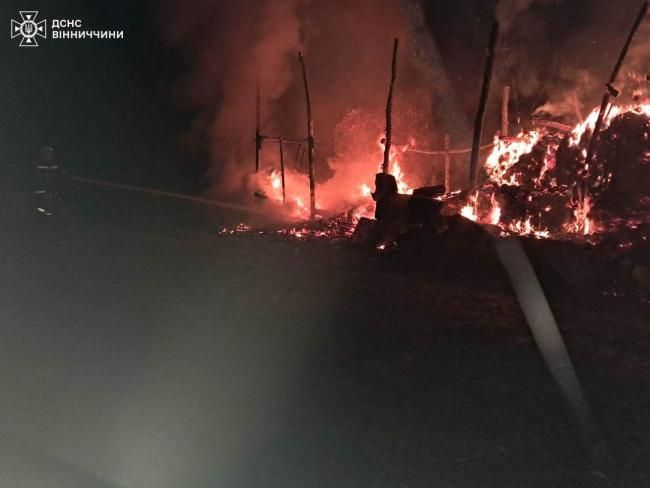 Новини Вінниці - фото з На Вінниччині рятувальники ліквідували десять пожеж. Що та де горіло?