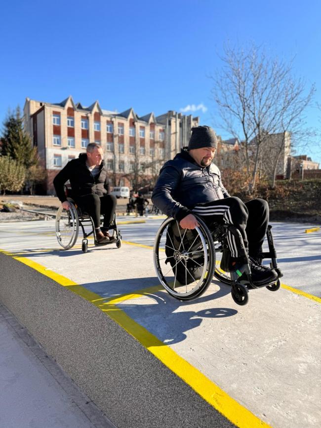 Новини Вінниці - фото з У Вінниці запустили перший майданчик для людей, які вчаться керувати інвалідним візком