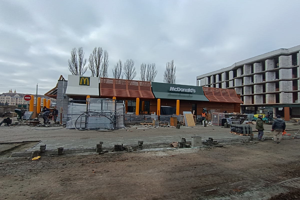 Новини Вінниці - фото з Ще один «МакДональдз» добудовують у Вінниці. Коли заклад відкриють?