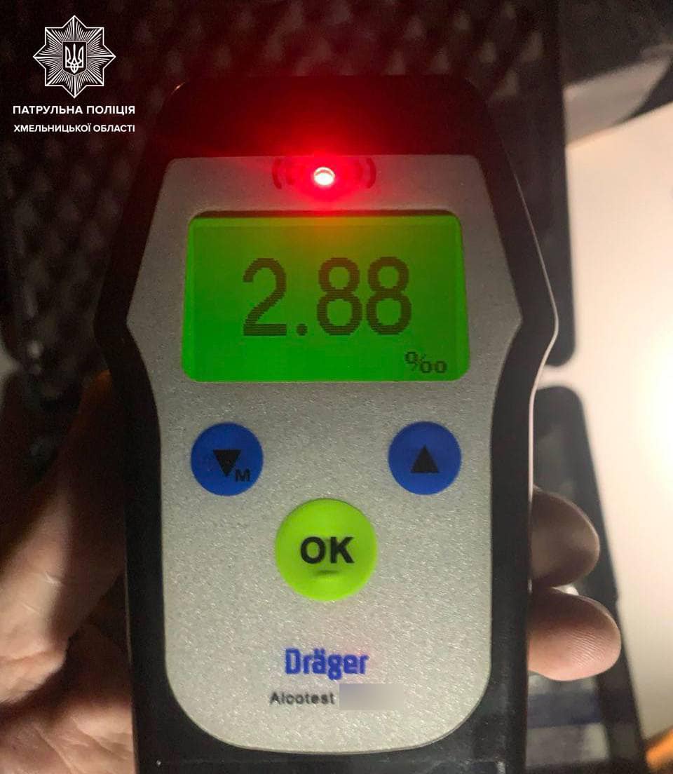 Новини Хмельницького - фото з У 14 разів перевищив норму: п’яного водія спіймали у Хмельницькому