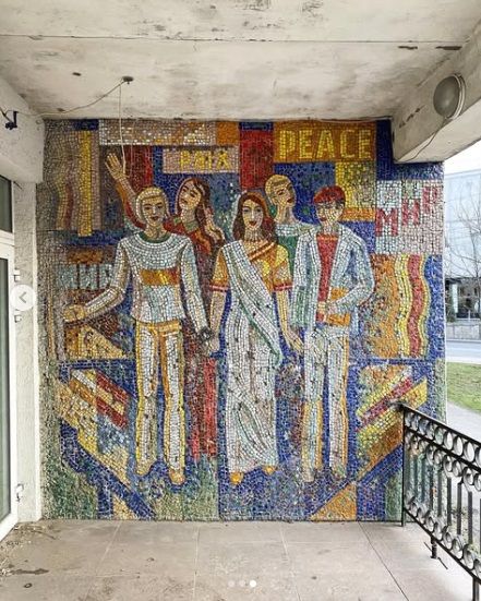 Новини Вінниці - фото з «Нова пошта» у Вінниці знищила історичну мозаїку. Як це сталося?