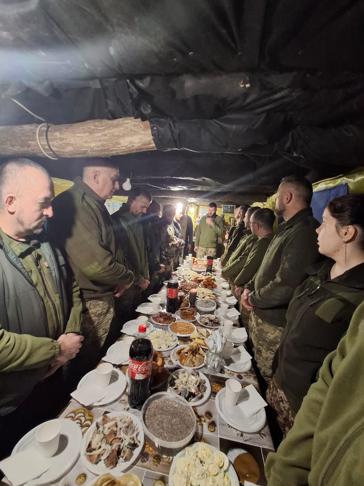 Новини Тернополя - фото з З молитвою і кутею: як наші воїни відзначили Різдво Христове