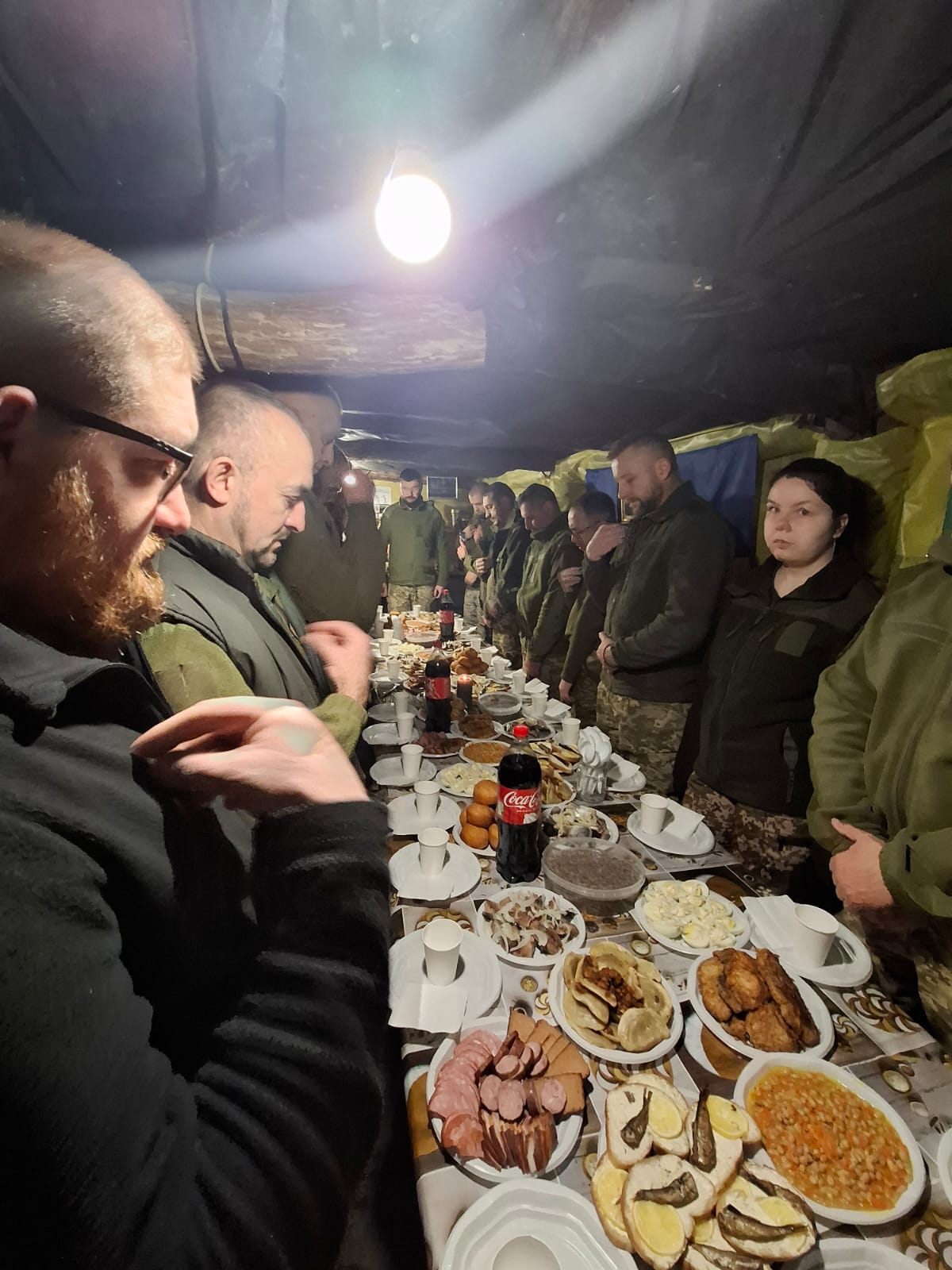 Новини Тернополя - фото з З молитвою і кутею: як наші воїни відзначили Різдво Христове