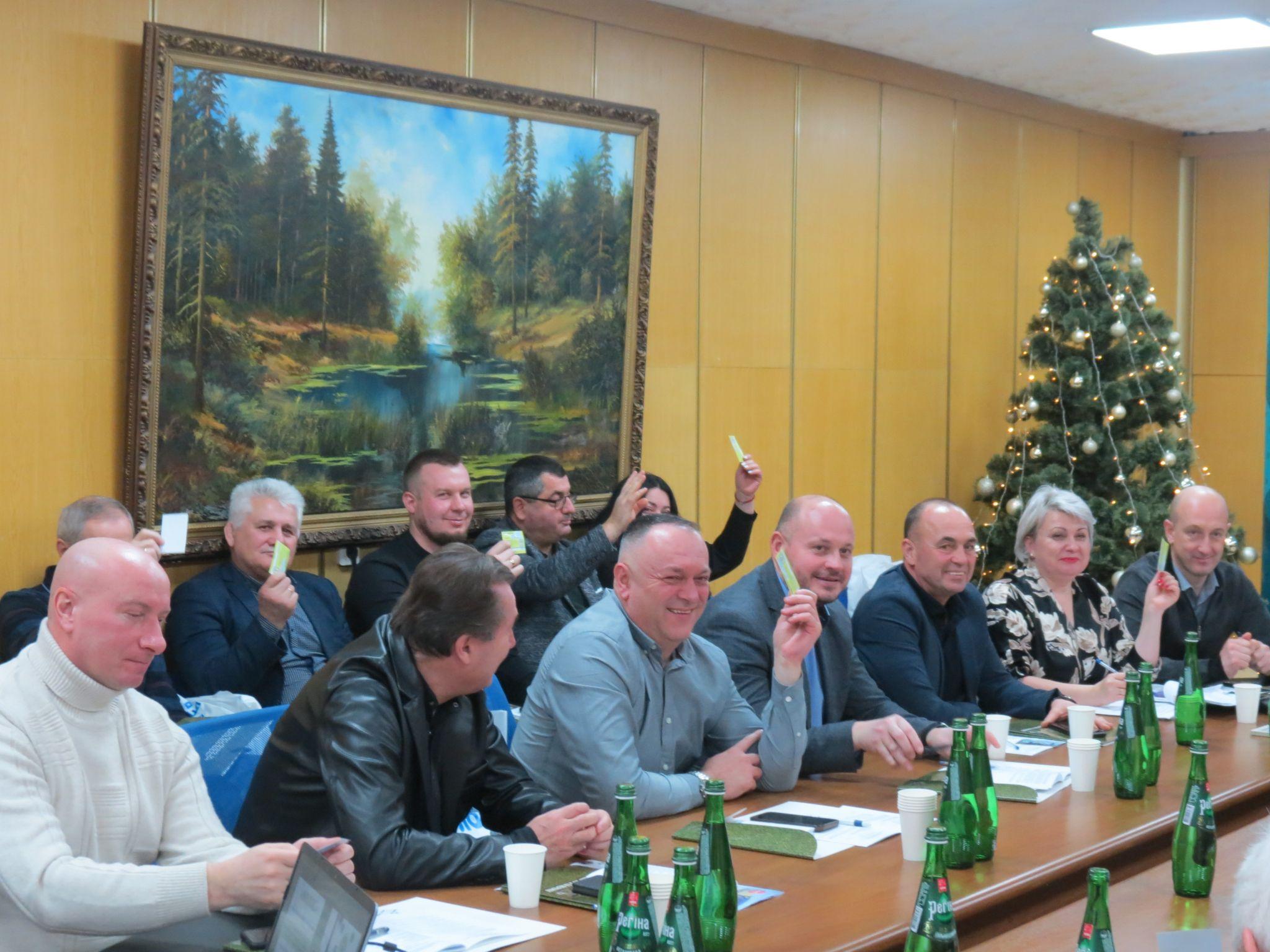 Новини Вінниці - фото з Сергія Татусяка переобрали на посаду голови територіальної «колосівської» організації