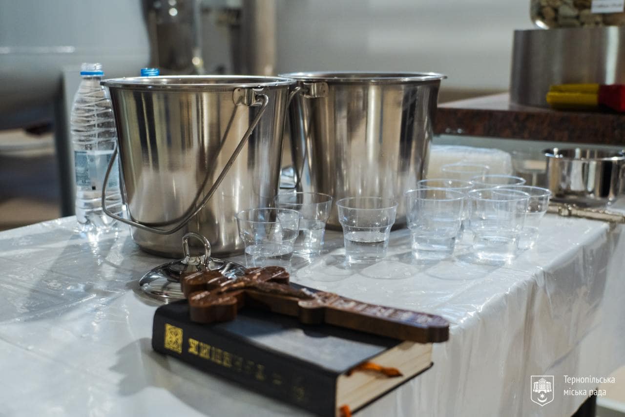 Новини Тернополя - фото з Освятили воду на водозабірній станції Тернополя