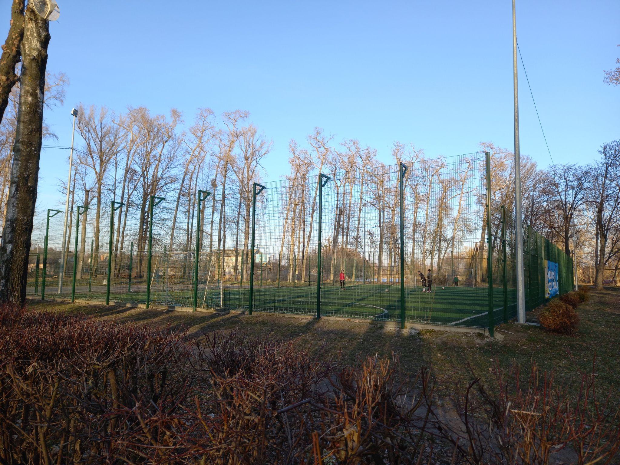 Новини Козятина - фото з Стадіон у переддень Водохреща: нові дерева, зимова риболовля та зграя качок