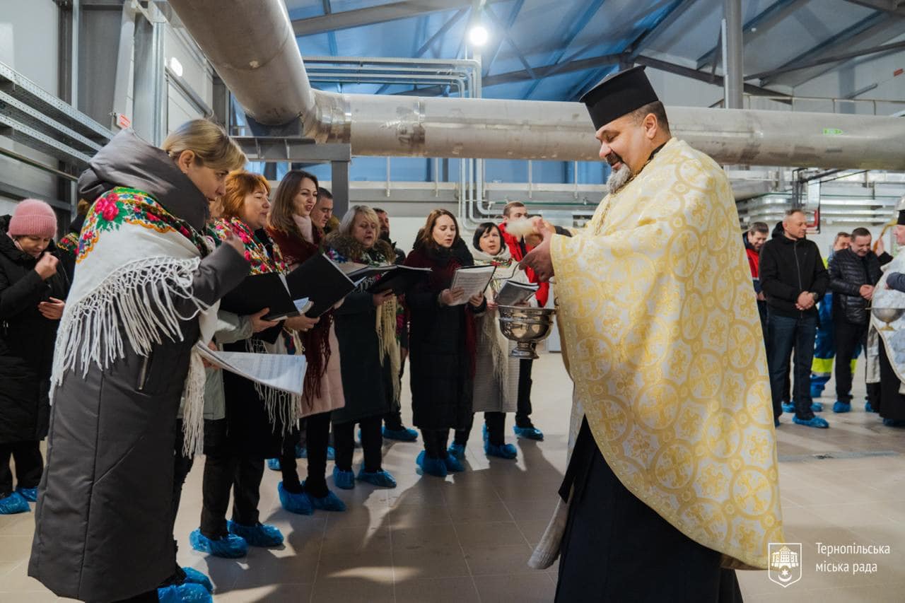 Новини Тернополя - фото з Освятили воду на водозабірній станції Тернополя