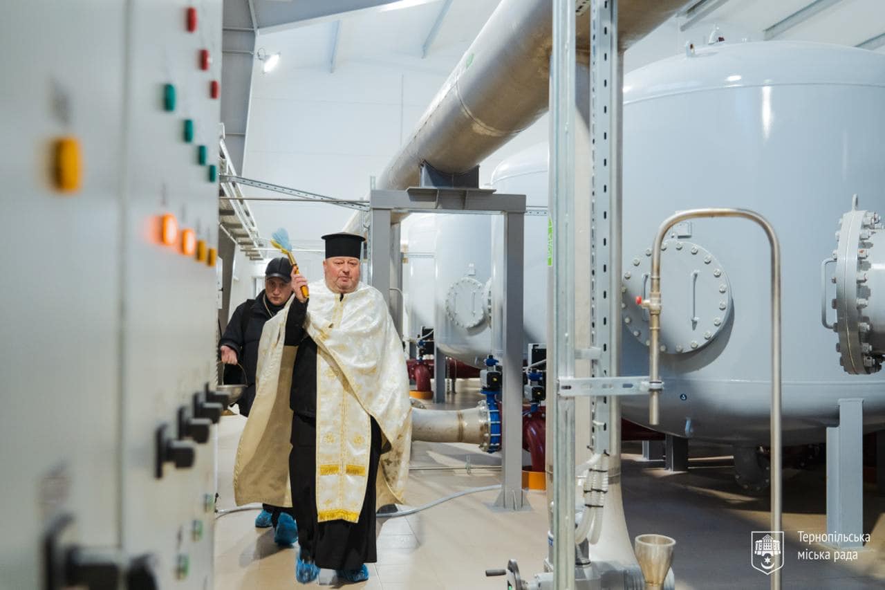 Новини Тернополя - фото з Освятили воду на водозабірній станції Тернополя