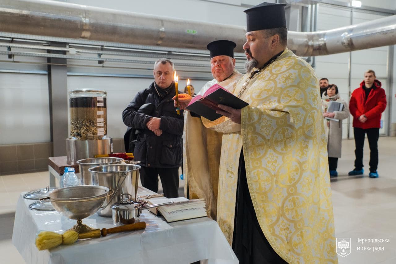 Новини Тернополя - фото з Освятили воду на водозабірній станції Тернополя