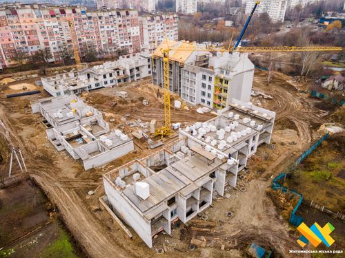 Новини Житомира - фото з У Житомирі звели перший корпус із чотирьох в житловому комплексі для ВПО
