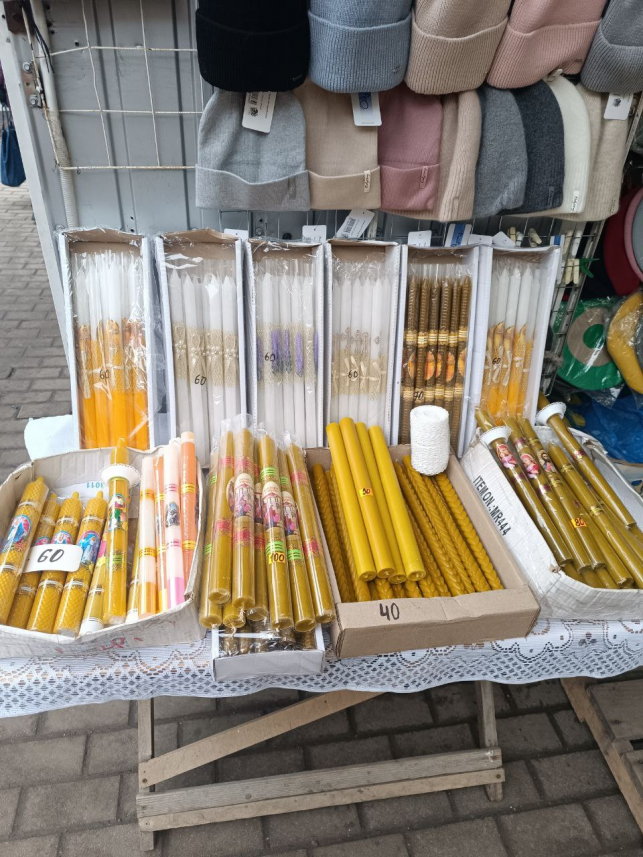 Новини Тернополя - фото з Скільки коштують свічки на Стрітення та які можна купити на ринку в Тернополі