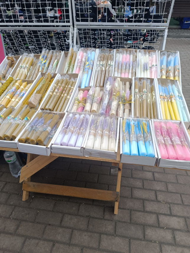 Новини Тернополя - фото з Скільки коштують свічки на Стрітення та які можна купити на ринку в Тернополі