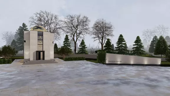 Новини Тернополя - фото з Облаштували стелу та пішохідні доріжки: який вигляд має Пантеон Героїв на Микулинецькому кладовищі