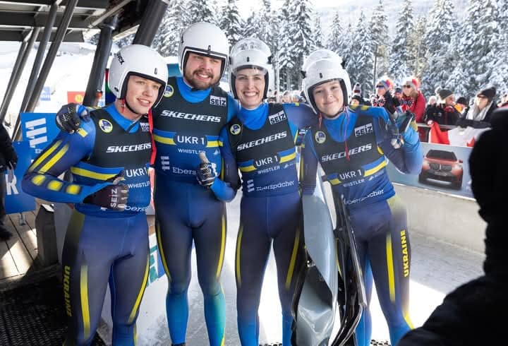 Новини Тернополя - фото з ЧС-2025 з санного спорту: спортсмени з Кременеччини долучилися до нового національного рекорду