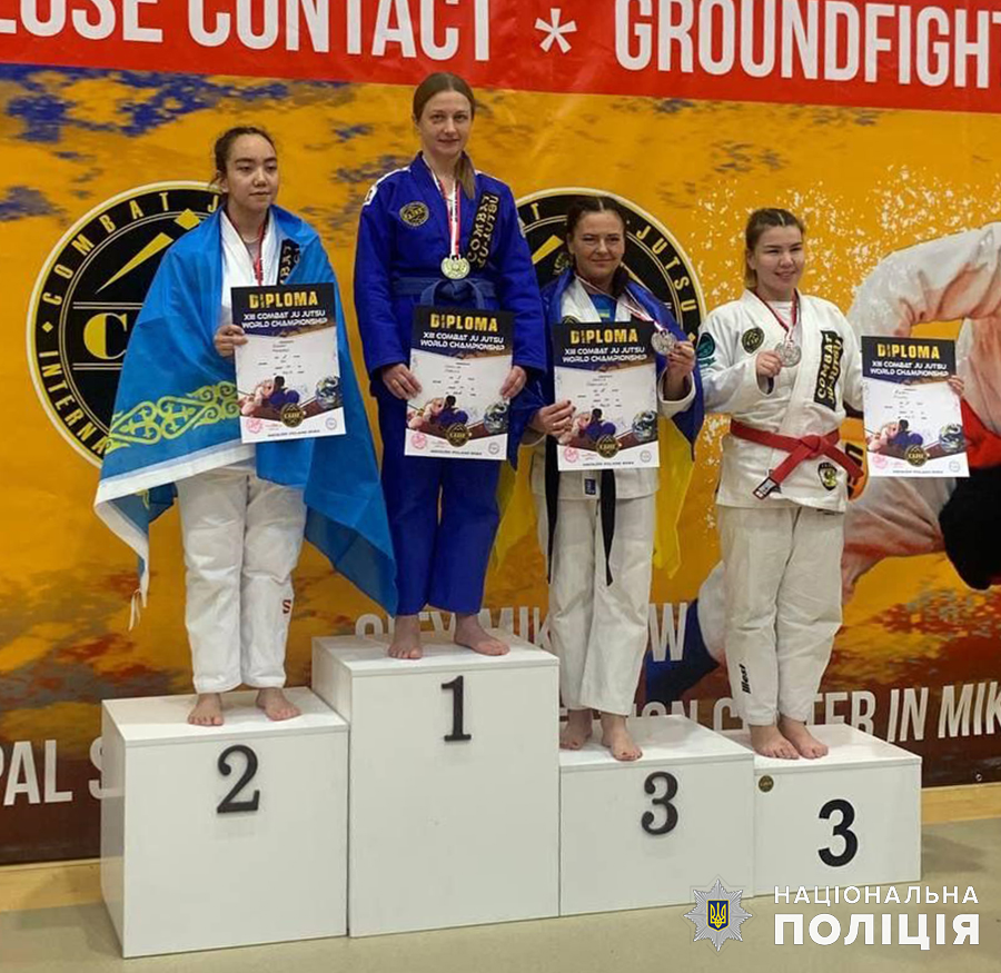 житомирська поліцейська вероніка кратюк – чемпіонка світу та призерка чемпіонату україни