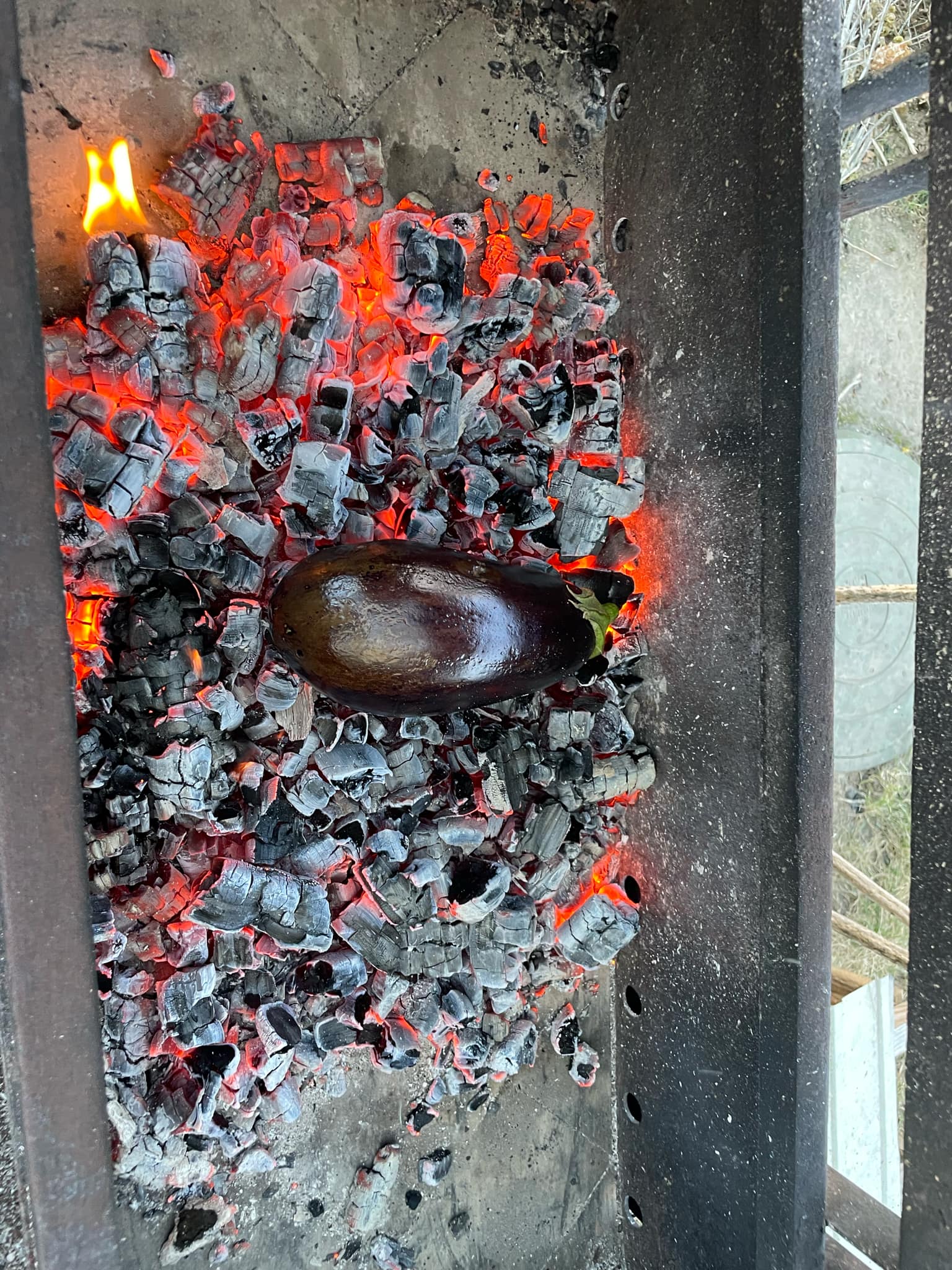 Новини Тернополя - фото з Гриль-салат та баклажан на вугіллі – страва від коваля