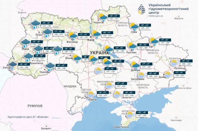 Новини Вінниці - фото з Штормовий вітер «заходить» в Україну. Якою буде погода на Вінниччині?